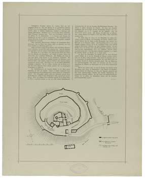 Vorschaubild Burg Hanstein, Textblatt Seite 2mit Grundriss